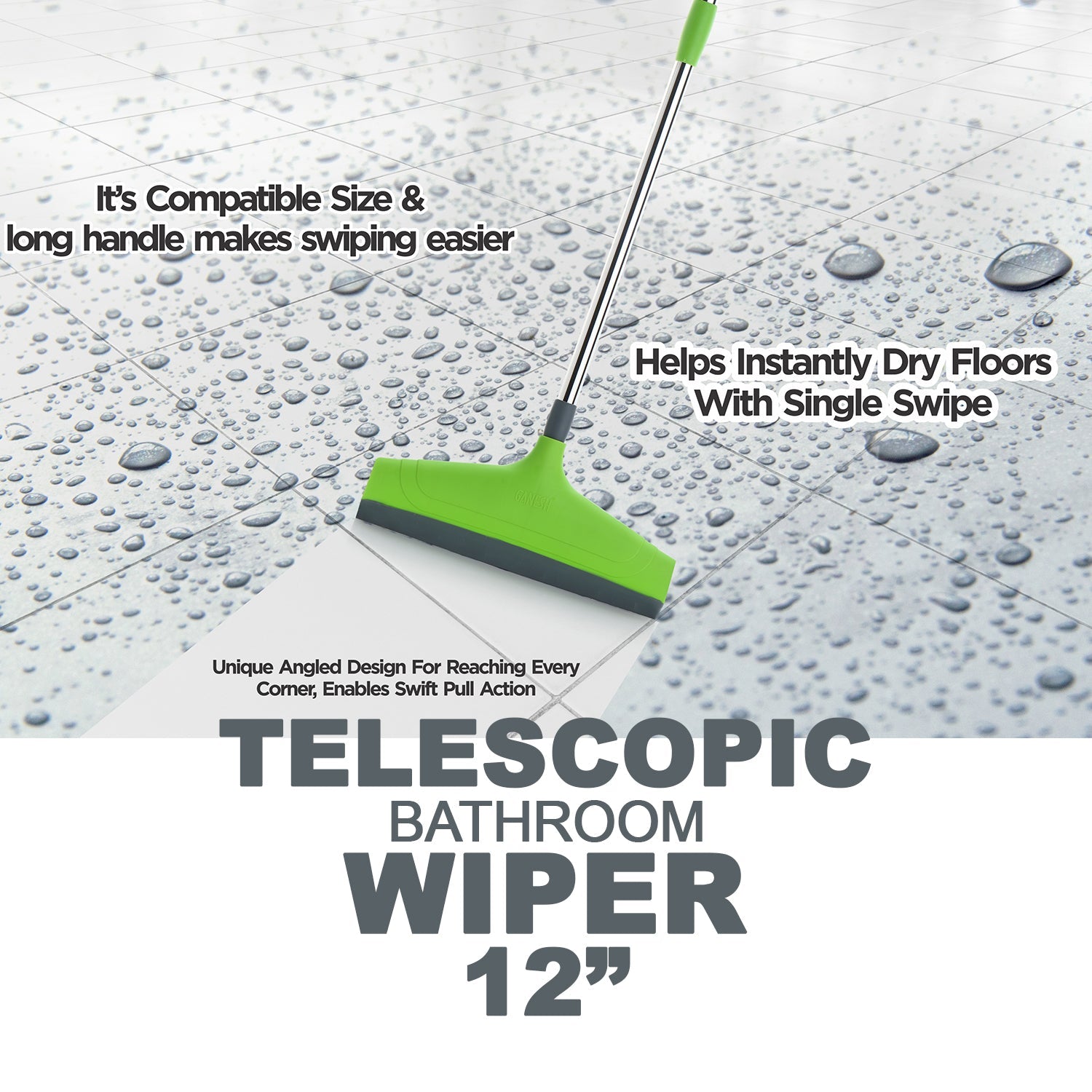 8708 Ganesh Telescopic Bathroom Wiper 12 Inch (30 cm) DeoDap 8708 Ganesh Telescopic Bathroom Wiper 12 Inch (30 cm) DeoDap